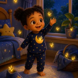 Nia's Goodnight Fireflies